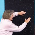 Milky way tapijt zwart 120 x 120 cm met lichtbron 14736085 7