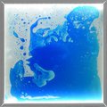 Podsvietena gelova podlozka modra